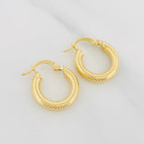 Candongas Tefi 1.95 g / 1.08 cm Oro Amarillo 18K
