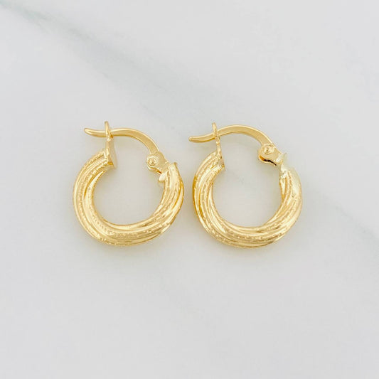 Candongas Niky 1.45 g / 1.05 cm Oro Amarillo 18K