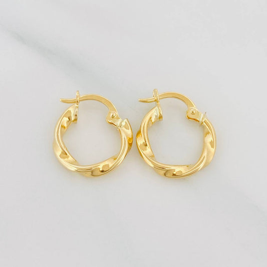 Candongas Melcocha 1.15 g / 1.05 cm Oro Amarillo 18K