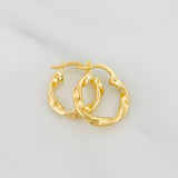 Candongas Melcocha 1.15 g / 1.05 cm Oro Amarillo 18K
