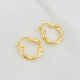 Candongas Melcocha 1.15 g / 1.05 cm Oro Amarillo 18K