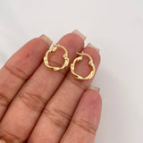 Candongas Melcocha 1.15 g / 1.05 cm Oro Amarillo 18K