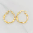 Candongas Melcocha 1.45 g / 2 cm Oro Amarillo 18K
