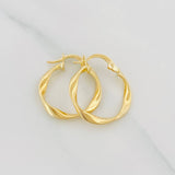 Candongas Melcocha 1.45 g / 2 cm Oro Amarillo 18K