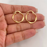 Candongas Melcocha 1.45 g / 2 cm Oro Amarillo 18K