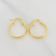 Candongas Kuki 1.3 g / 1.07 cm Oro Amarillo 18K