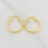 Candongas Kuki 1.3 g / 1.07 cm Oro Amarillo 18K