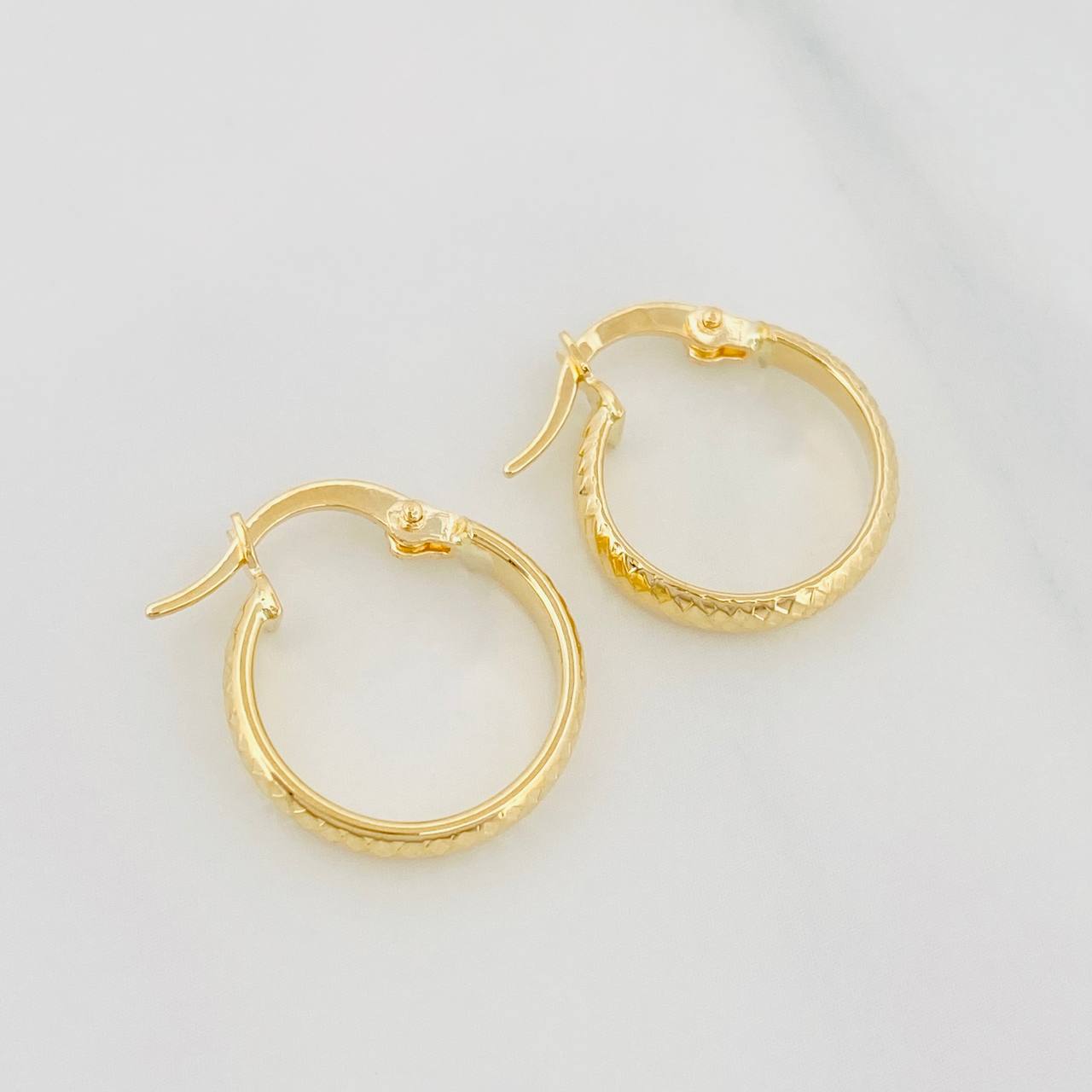 Candongas Kuki 1.3 g / 1.07 cm Oro Amarillo 18K