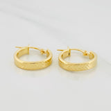 Candongas Kuki 1.6 g / 1.07 cm Oro Amarillo 18K