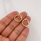 Candongas Kuki 1.6 g / 1.07 cm Oro Amarillo 18K