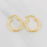 Candongas Mary 1.05 g / 1.05 cm Oro Amarillo 18K