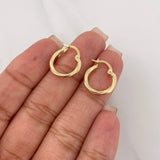 Candongas Mary 1.05 g / 1.05 cm Oro Amarillo 18K