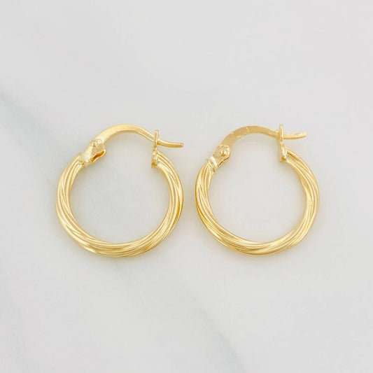Candongas Mary 1.2 g / 2 cm Oro Amarillo 18K