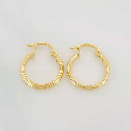 Candongas Andy 1.15 g / 1.06 cm Oro Amarillo 18K