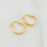 Candongas Andy 1.1 g / 1.04 cm Oro Amarillo 18K