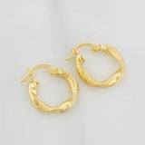Candongas Nico 1.25 g / 1.6 cm Oro Amarillo 18K