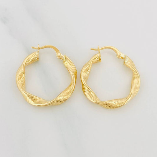 Candongas Nico 2.7 g / 2.5 cm Oro Amarillo 18K