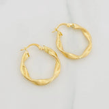 Candongas Nico 2.7 g / 2.5 cm Oro Amarillo 18K