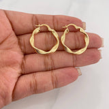 Candongas Nico 2.7 g / 2.5 cm Oro Amarillo 18K