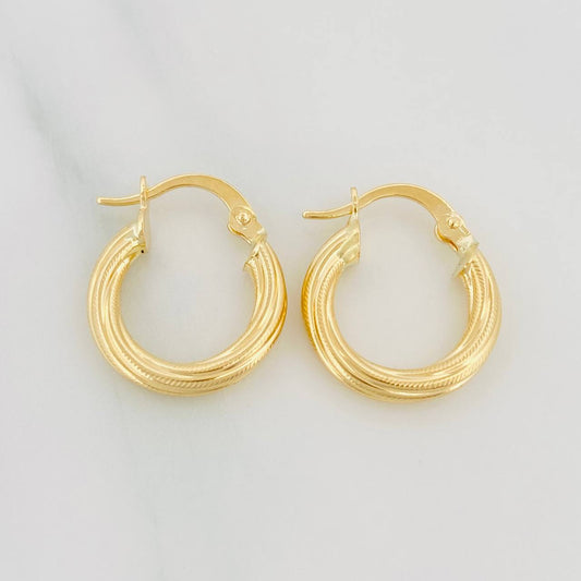 Candongas Lola 1.7 g / 2 cm Oro Amarillo 18K