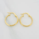 Candongas Lucero 1.2 g / 2 cm Oro Amarillo 18K