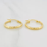 Candongas Lucero 1.2 g / 2 cm Oro Amarillo 18K