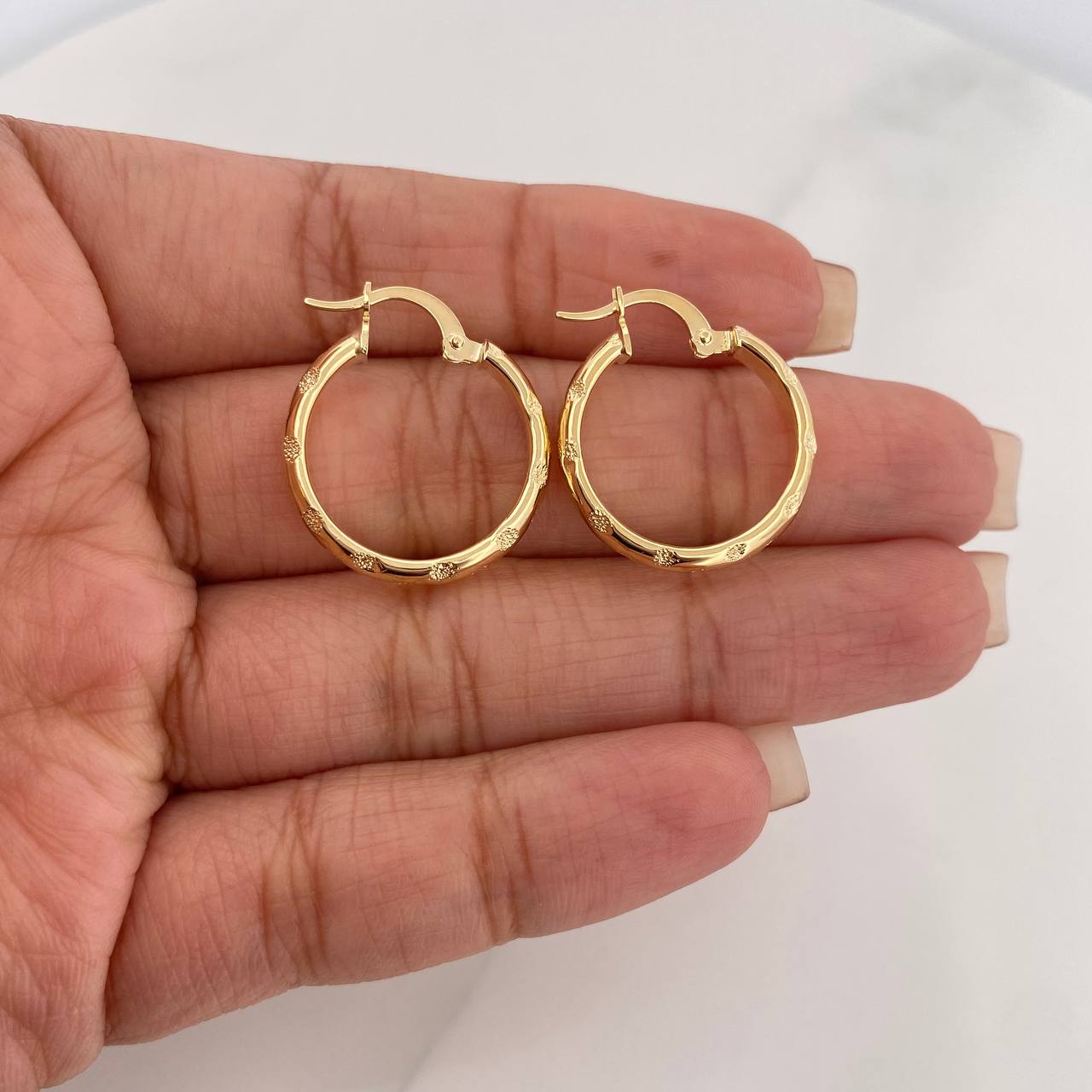 Candongas Lary 2.55 g / 2 cm Oro Amarillo 18K