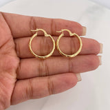 Candongas Lary 2.55 g / 2 cm Oro Amarillo 18K