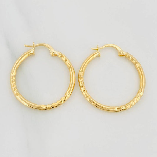 Candongas Megan 1.9 g / 2.6 cm Oro Amarillo 18K