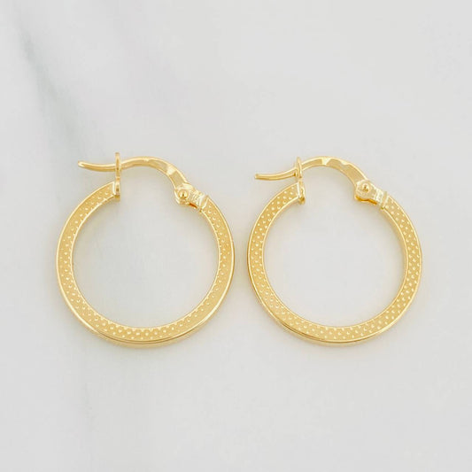 Candongas Vick 1.4 g / 2 cm Oro Amarillo 18K