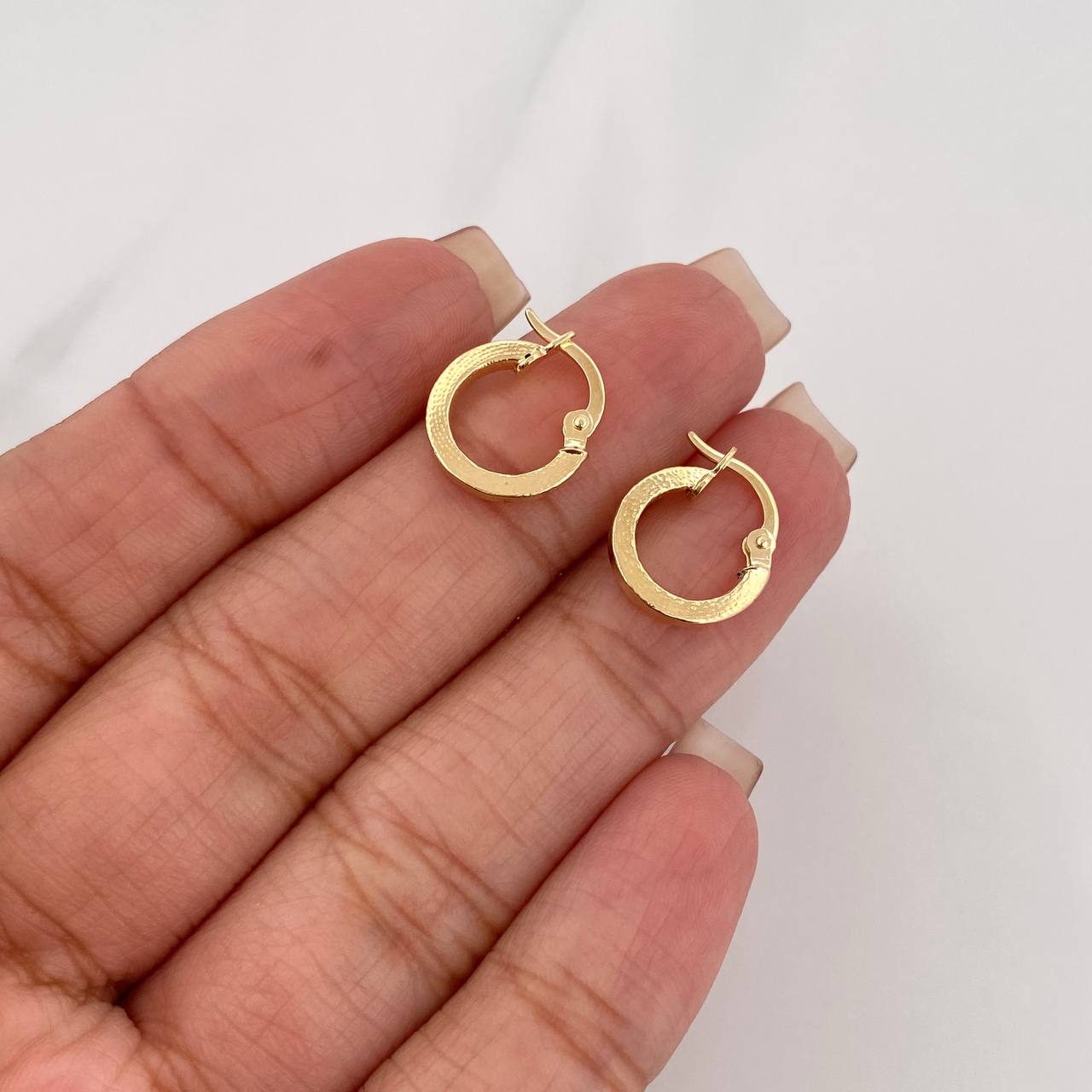 Candongas Vick 1 g / 1.03 cm Oro Amarillo 18K