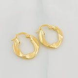 Candongas Triana 1.55 g / 1.07 cm Oro Amarillo 18K
