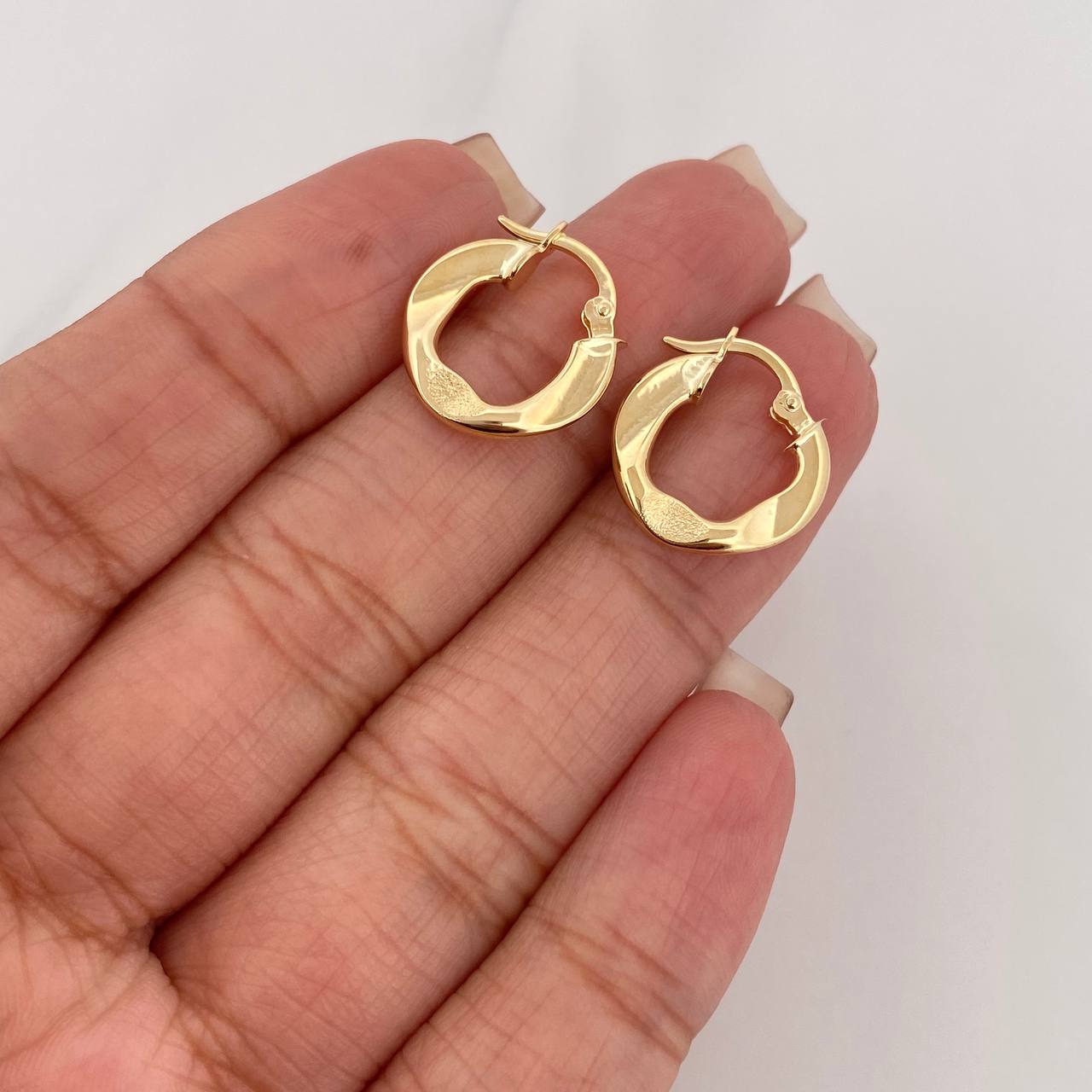 Candongas Triana 1.55 g / 1.07 cm Oro Amarillo 18K