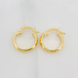 Candongas Burbujas 1.05 g / 1.03 cm Oro Amarillo 18K