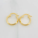 Candongas Burbujas 1.05 g / 1.03 cm Oro Amarillo 18K