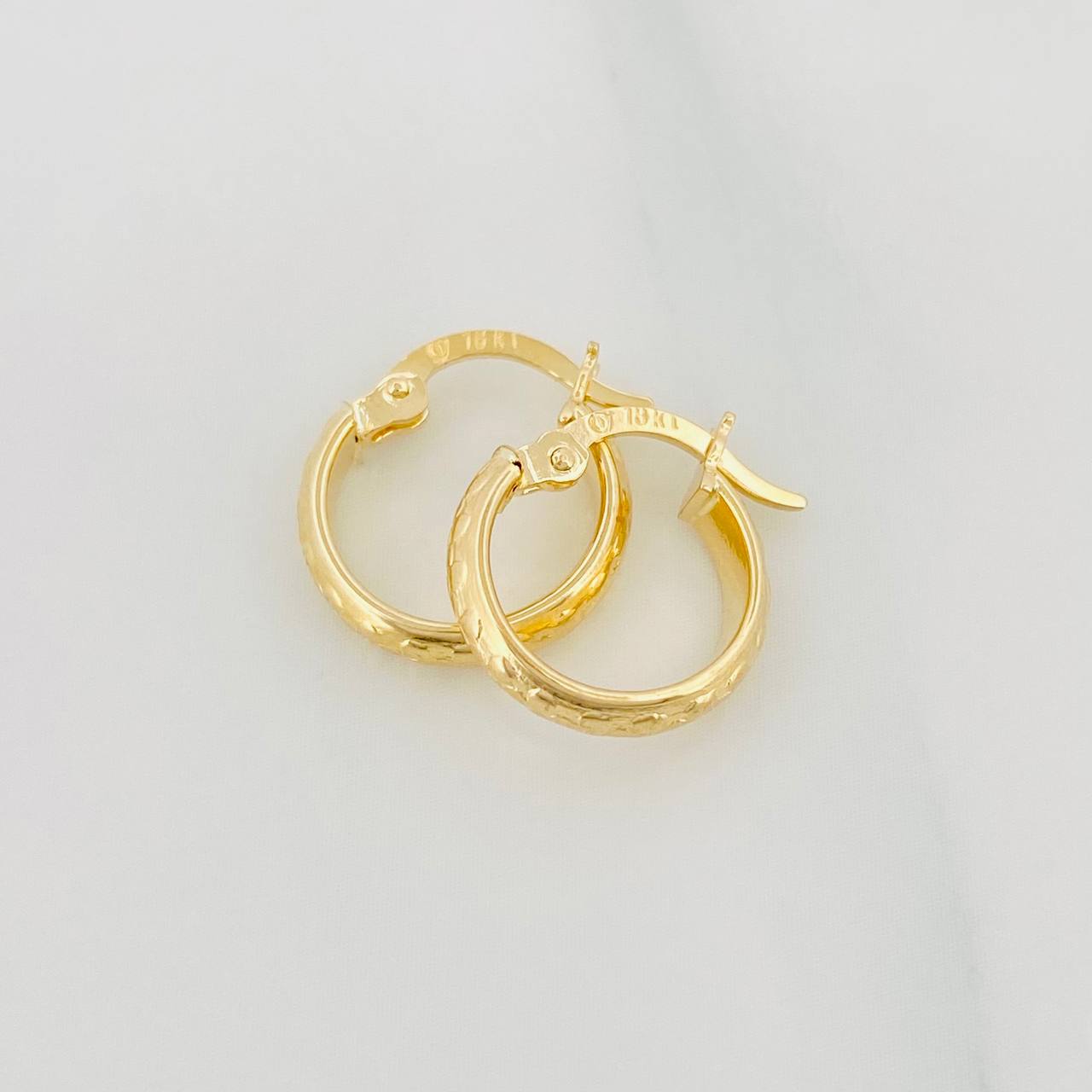 Candongas Burbujas 1.05 g / 1.03 cm Oro Amarillo 18K