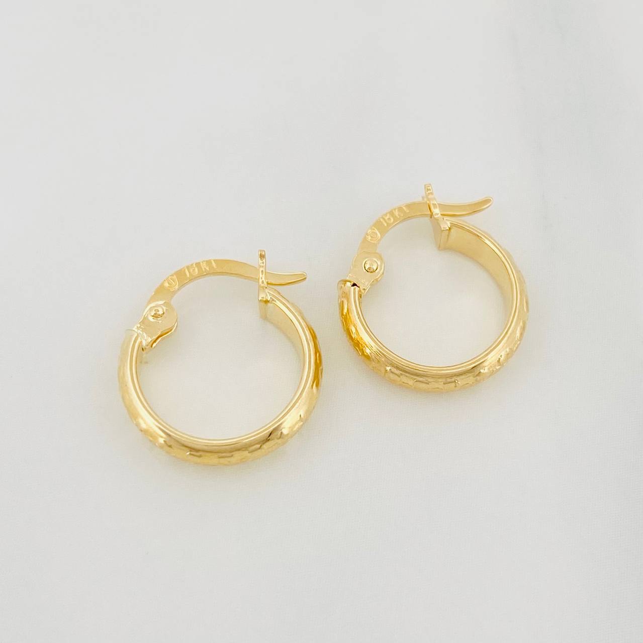 Candongas Burbujas 1.05 g / 1.03 cm Oro Amarillo 18K