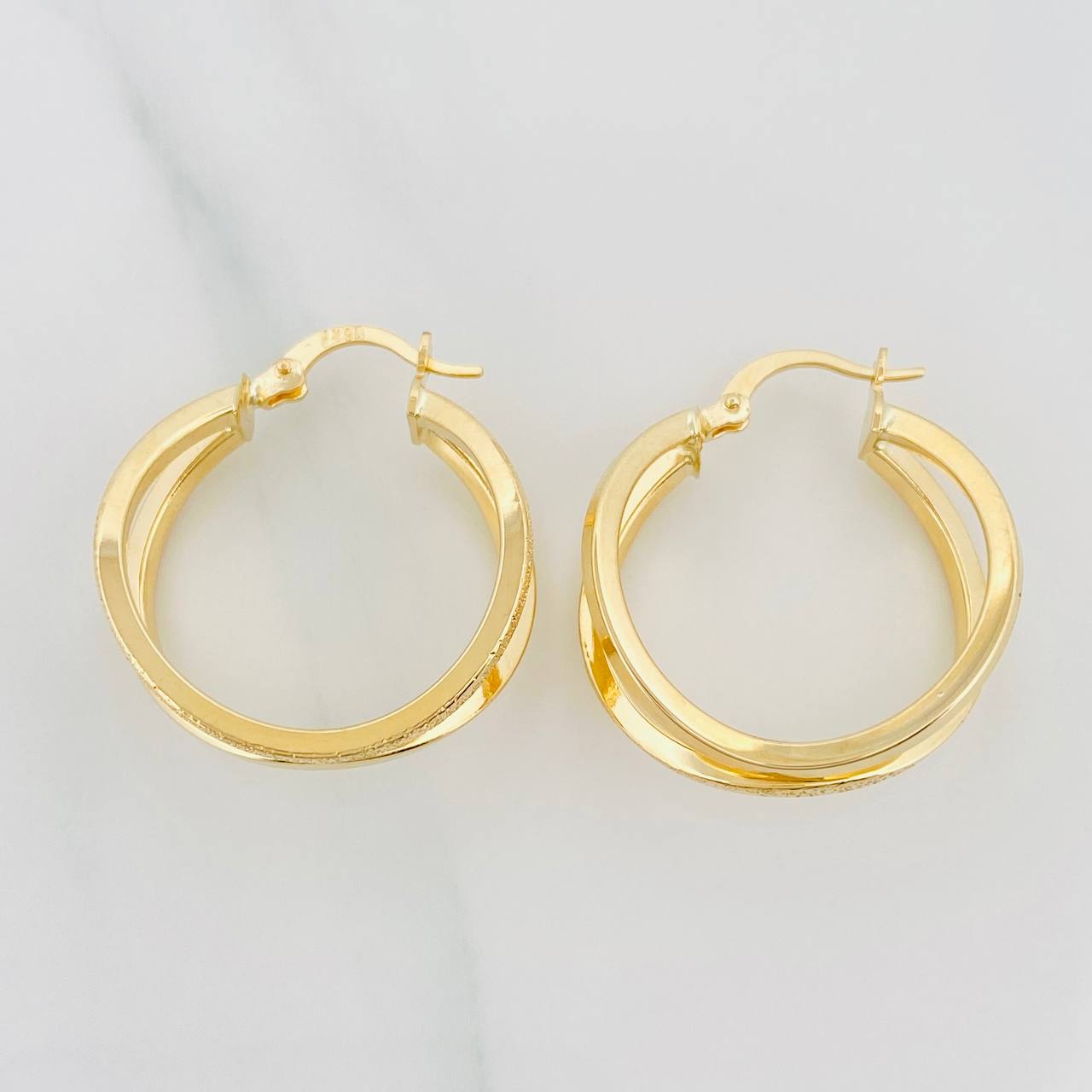 Candongas Juani 3.3 g / 3 cm Oro Amarillo 18K