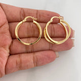 Candongas Juani 3.3 g / 3 cm Oro Amarillo 18K