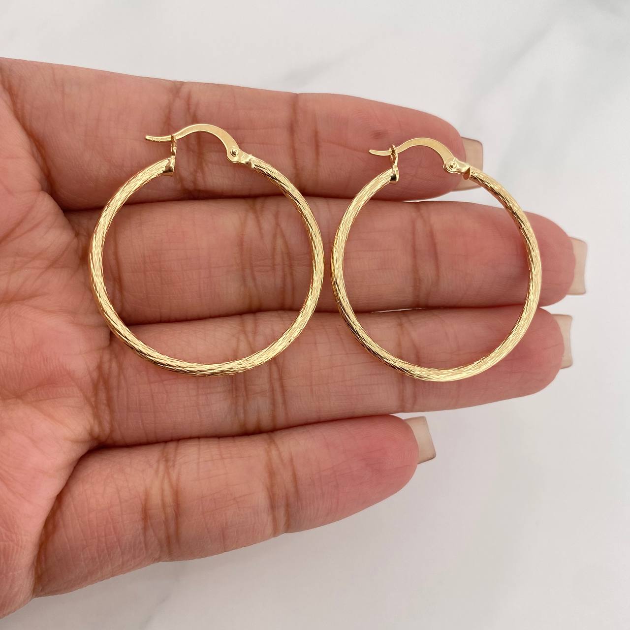 Candongas Kataleya 1.85 g / 3.5 cm Oro Amarillo 18K
