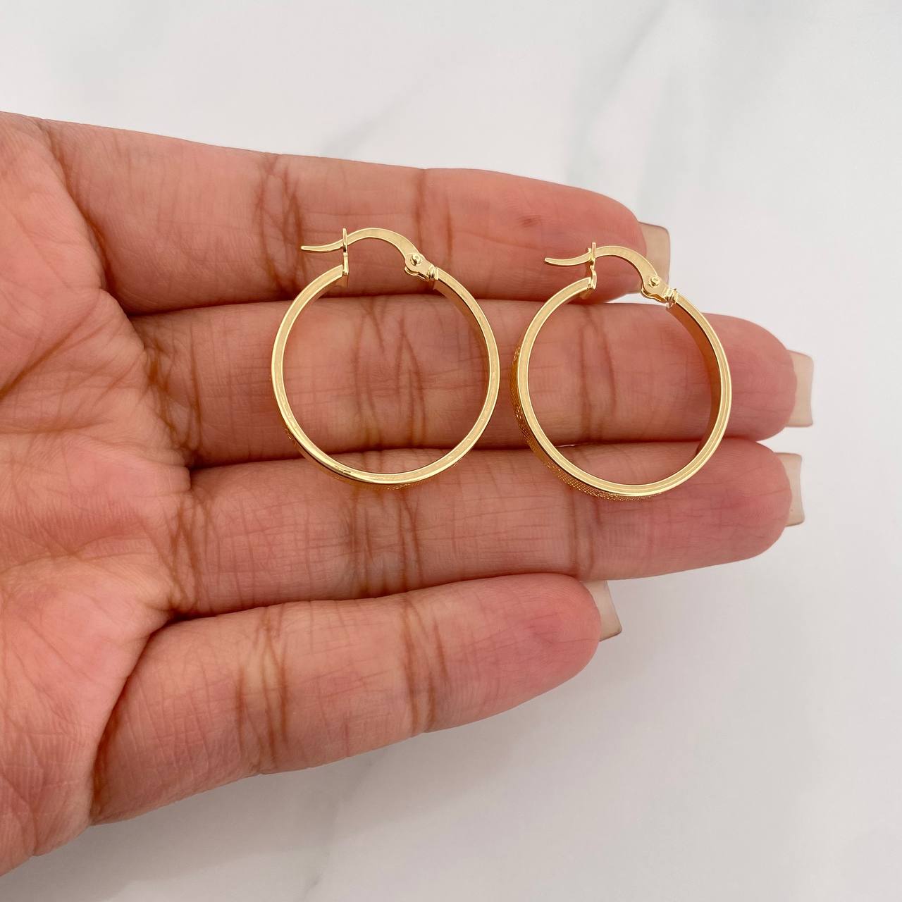 Candongas Tornillo 2.2 g / 2.8 cm Oro Amarillo 18K