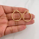 Candongas Tornillo 2.2 g / 2.8 cm Oro Amarillo 18K
