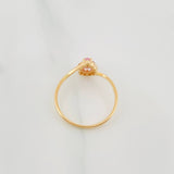 Anillo Halo Gota 1.6 g / T7 Oro Amarillo 18K