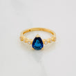 Anillo Halo Gota 1.7 g / T3 3/4 Oro Amarillo 18K