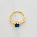 Anillo Halo Gota 1.7 g / T3 3/4 Oro Amarillo 18K