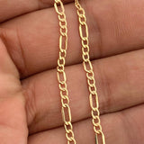 Cadena Figaro 1.7gr / 45.5cm / 2.7mm Oro Amarillo +1 18K %