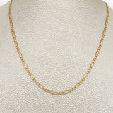Cadena Figaro 1.7gr / 45.5cm / 2.7mm Oro Amarillo +1 18K %