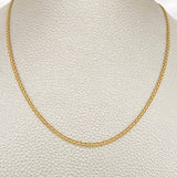 Cadena China 2.25gr / 42cm / 1.46mm Oro Amarillo +1 18K %