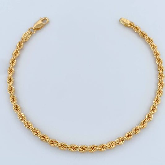Pulso Lazo 3.1gr / 19cm / 3.15mm Oro Amarillo +3 18K %
