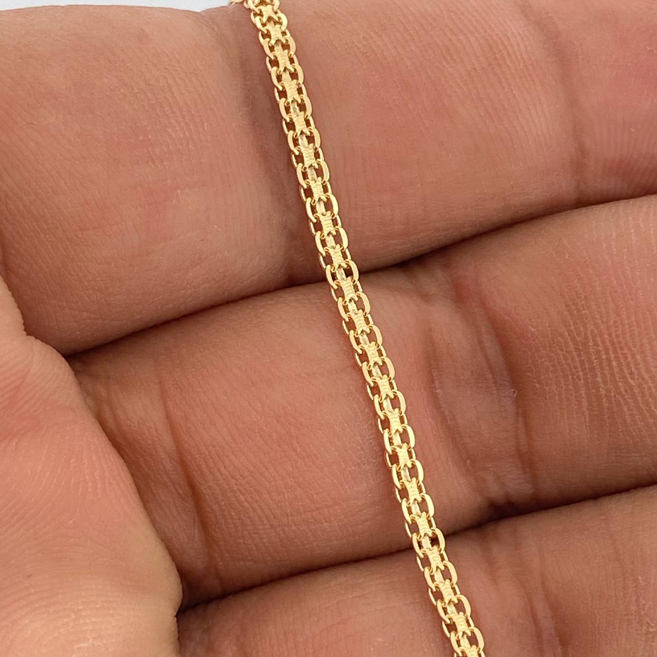 Pulso China 1.85gr / 18cm / 2.19mm Oro Amarillo +1 18K %